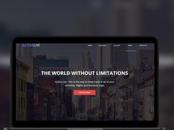 Просто еще один Landing на Bootstrap. Адаптирован