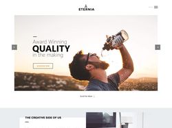 Лендинг компании "Eternia"