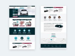Дизайн веб-сайт автопроката