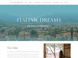 Промо сайт для тур фирмы по Италии