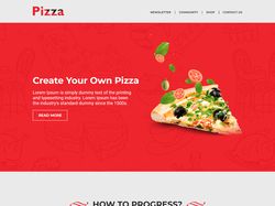 Верстка лендинга pizza