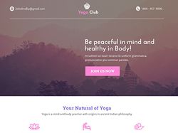 Разработка Landing-Page Yoga