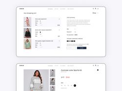 Концепт интернет-магазина "SHEIN"