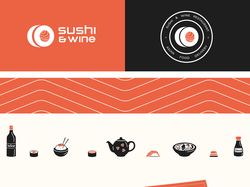 Айдентика бренда для суши ресторана