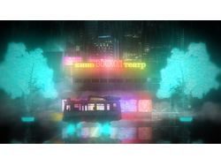 Арт на тему Cyberpunk 2077