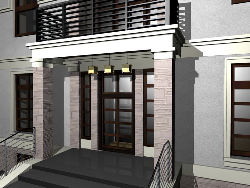 Входной узел в индивидуальный жилой дом.jpg