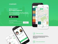 Адаптивная вёрстка LandingPage Charger