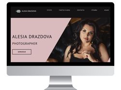Сайт - визитка для фотографа на Тильда