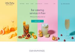 Landing page. Adaptive design