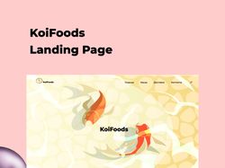 KoiFoods Landing Page