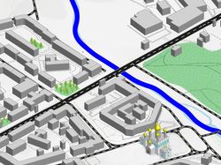 3D карта Магадана