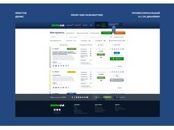 Дизайн + Верстка страницы для SMM.UA "Мои проекты"
