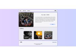 Верстка сайта: Personal Web Site