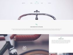 Верстка сайта: YEBO Bicycle
