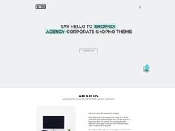 Верстка сайта: SHOPNO
