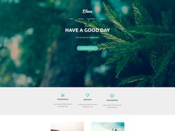 Верстка сайта: Elena Landing Page