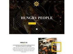 Верстка сайта hungry-menu