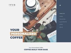 Верстка сайта coffee