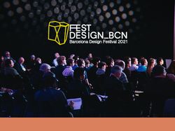 Буклет для фестиваля дизайнеров в Барселоне