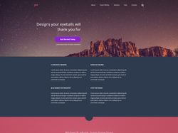 Адаптивная верстка Landing Page Pex