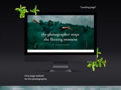 Сайт визитка фотографа