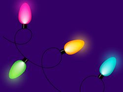 Праздничные лампочки