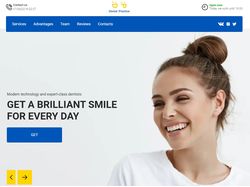 Адаптивная верстка landingPage сайта Dental