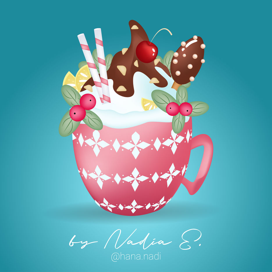 christmas mug with ice cream chocolate and berries.jpg