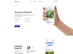 Верстка сайта аграрного сообщества "HawkAi"