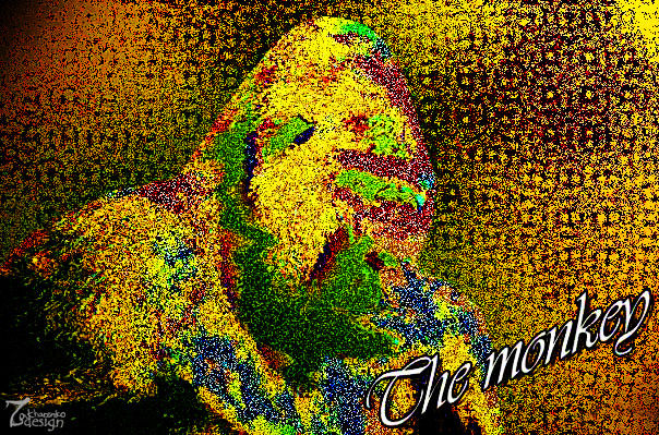 Открытка "The monkey".jpg