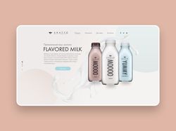 Shatto Milk – Landing Page UI Design