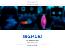 Верстка игрового сервера "TEDDA PROJECT"