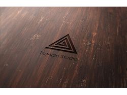 Logo for the Triangle Studio sound recording comp.