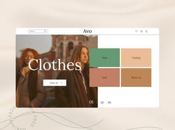 Дизайн интернет-магазина женской одежды