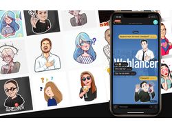 Личные  Стикеры для Telegram и Watsapp