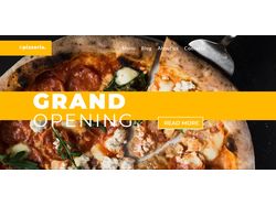 Адаптивная верстка landingPage Pizzeria