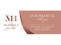 Дизайн наклеек для MeridiusHealth