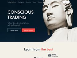 Conscious Trading | Landing Page