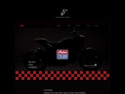 Indian motorcycle RACE— website redesign concept
