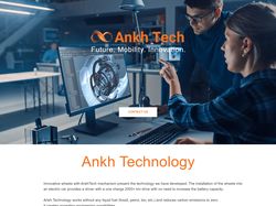 Сайт для стартапа "Ankh Tech"