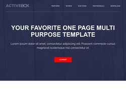 Landing page ActiveBox