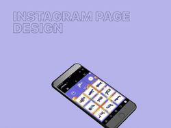 Дизайн страницы в Instagramm