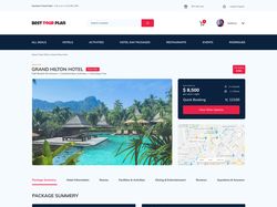 Адаптивная Верстка booking сервеса