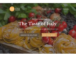 Landing Page Ресторан