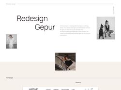 Редизайн сайта Gepur