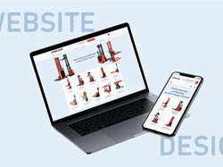 Дизайн сайта интернет-магазина складской техники