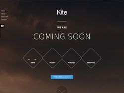 Kite - (демо вариант) Несложный лендинг в 4 экрана
