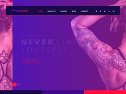 Sportify - (демо вариант) Корпоративный сайт