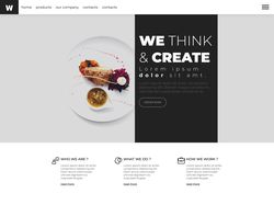 Дизайн сайта в минималистическом стиле