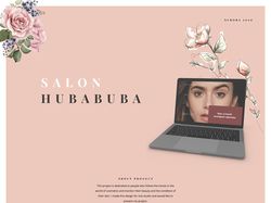 Landing page салона красоты "Hubabuba"